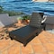Highwood Usa Commercial Grade Chaise Lounge Outdoor Furniture for Pool, Patio CM-LNGSQ61-BKE - alternate 2